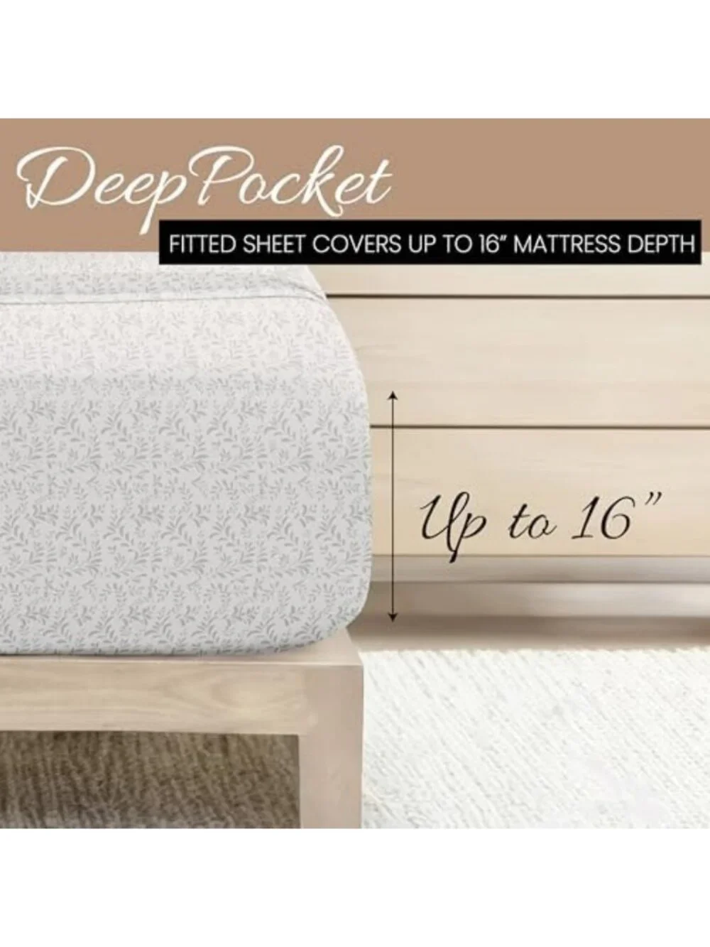 Ultra Soft Microfiber Full Sheet Set - 4 Piece, Deep Pocket, Wrinkle-Free